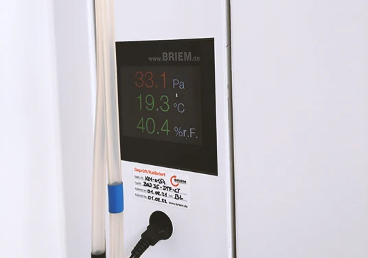 Reinraum Sensor kalibrieren