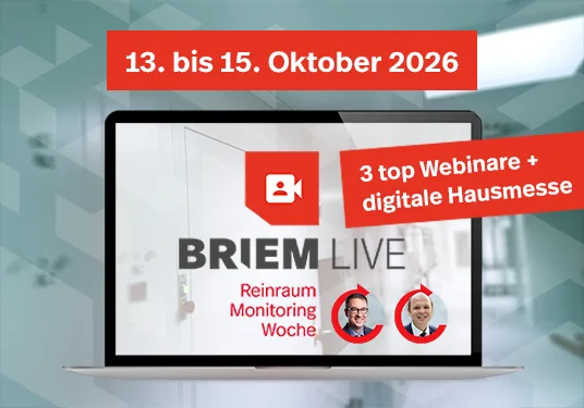 BRIEM LIVE - Reinraum-Monitoring-Woche