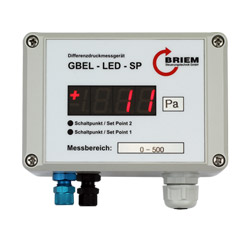 BRIEM Differenzdruckmessgerät GBEL LED